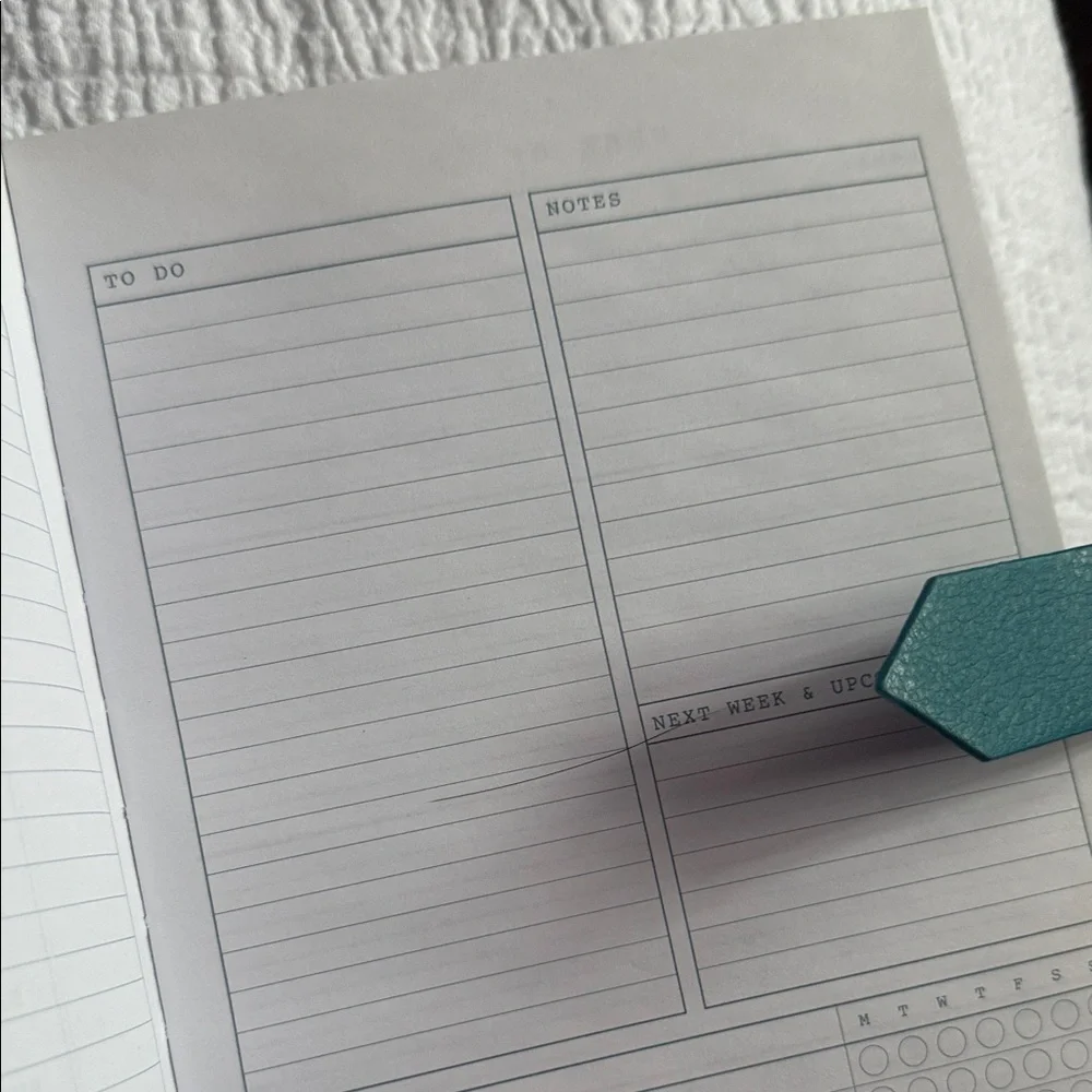 Elegant Teal Notebook with Pen Set(4)